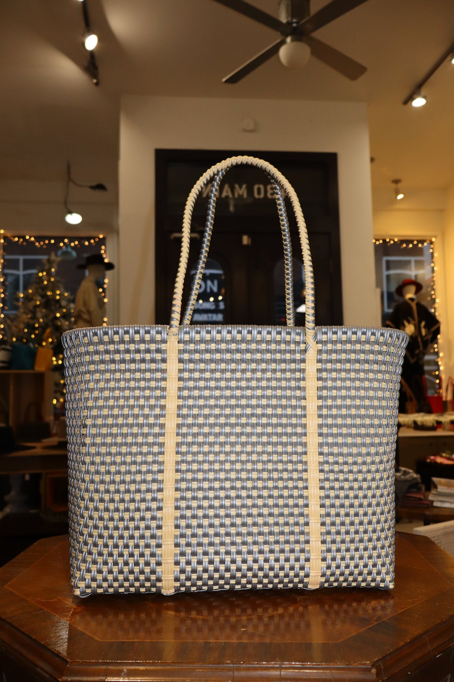 C.  Handwoven Tote Bag.