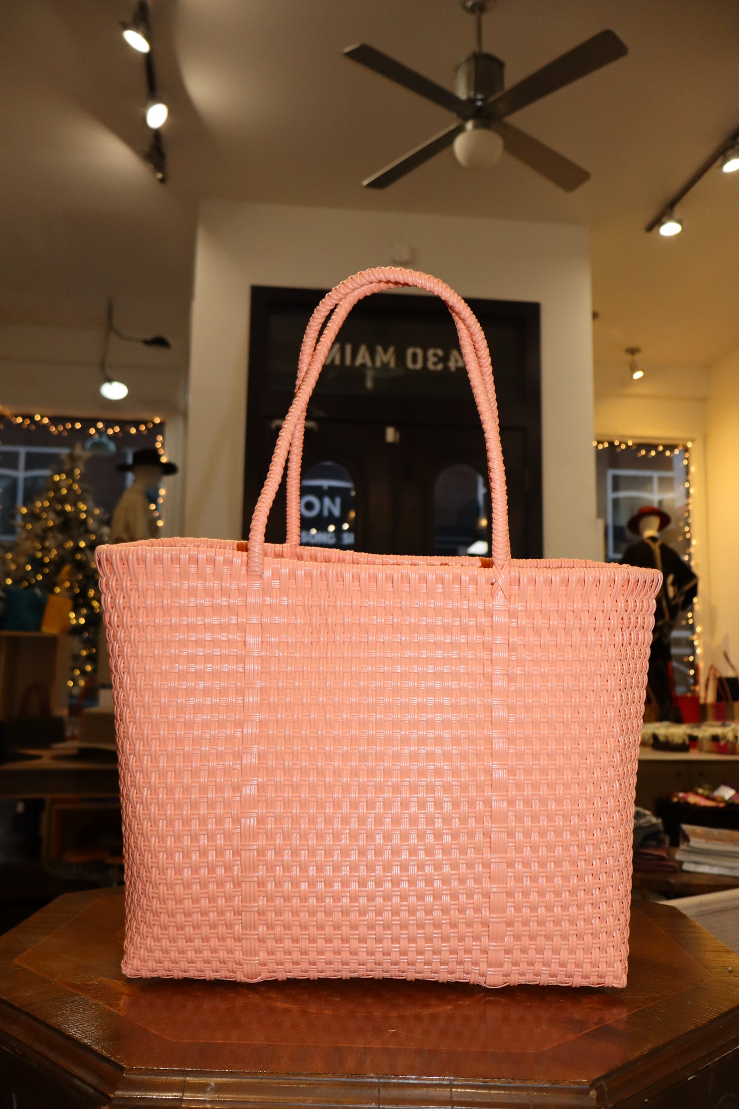 C.  Handwoven Tote Bag.