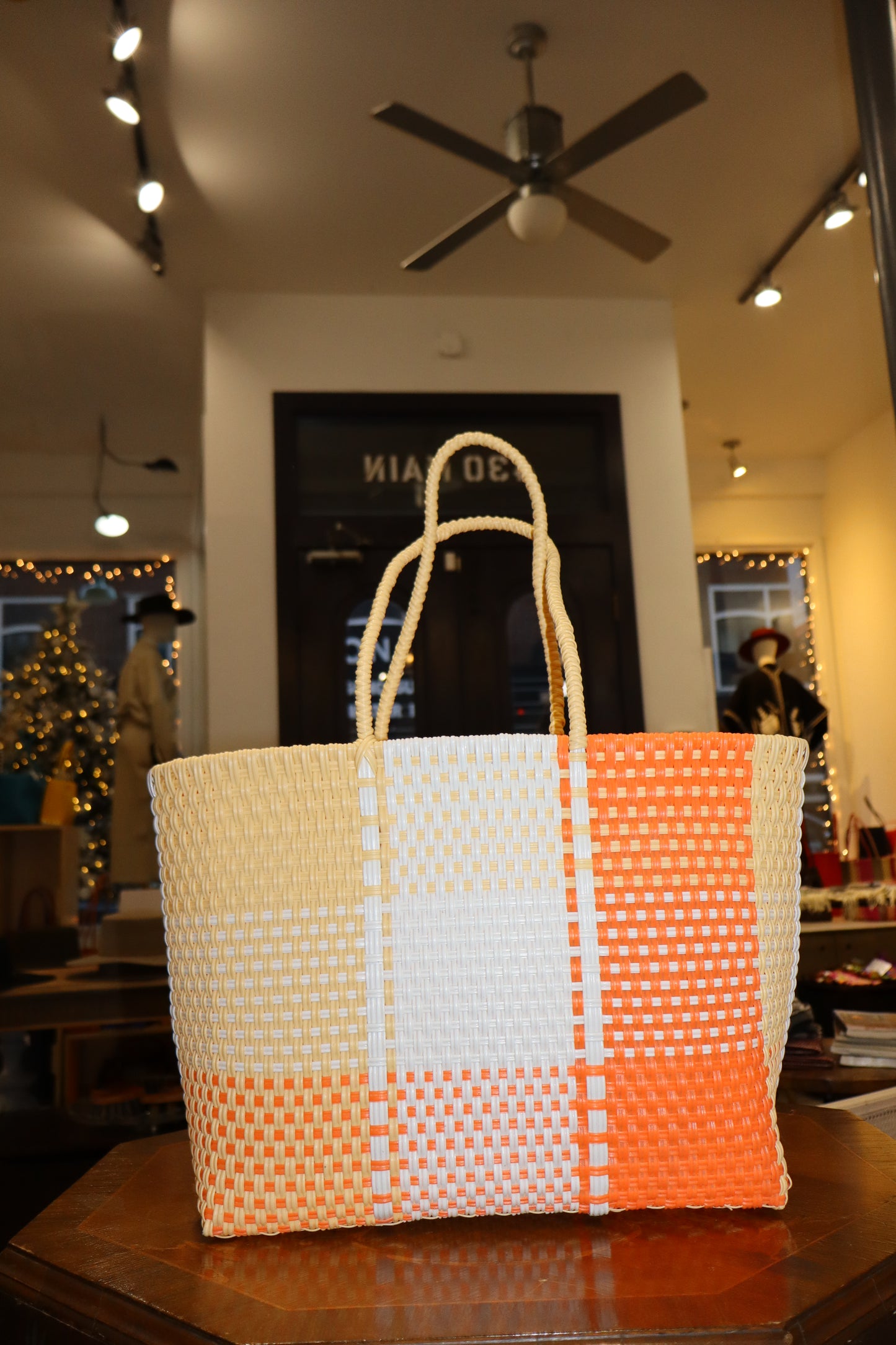C.  Handwoven Tote Bag.