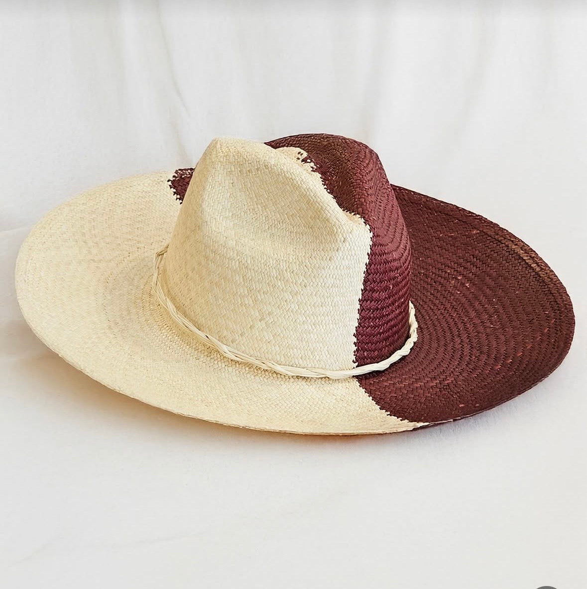 Paja toquilla straw Fedora llanero Hat